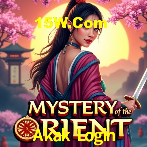 Interface do App Akak Login